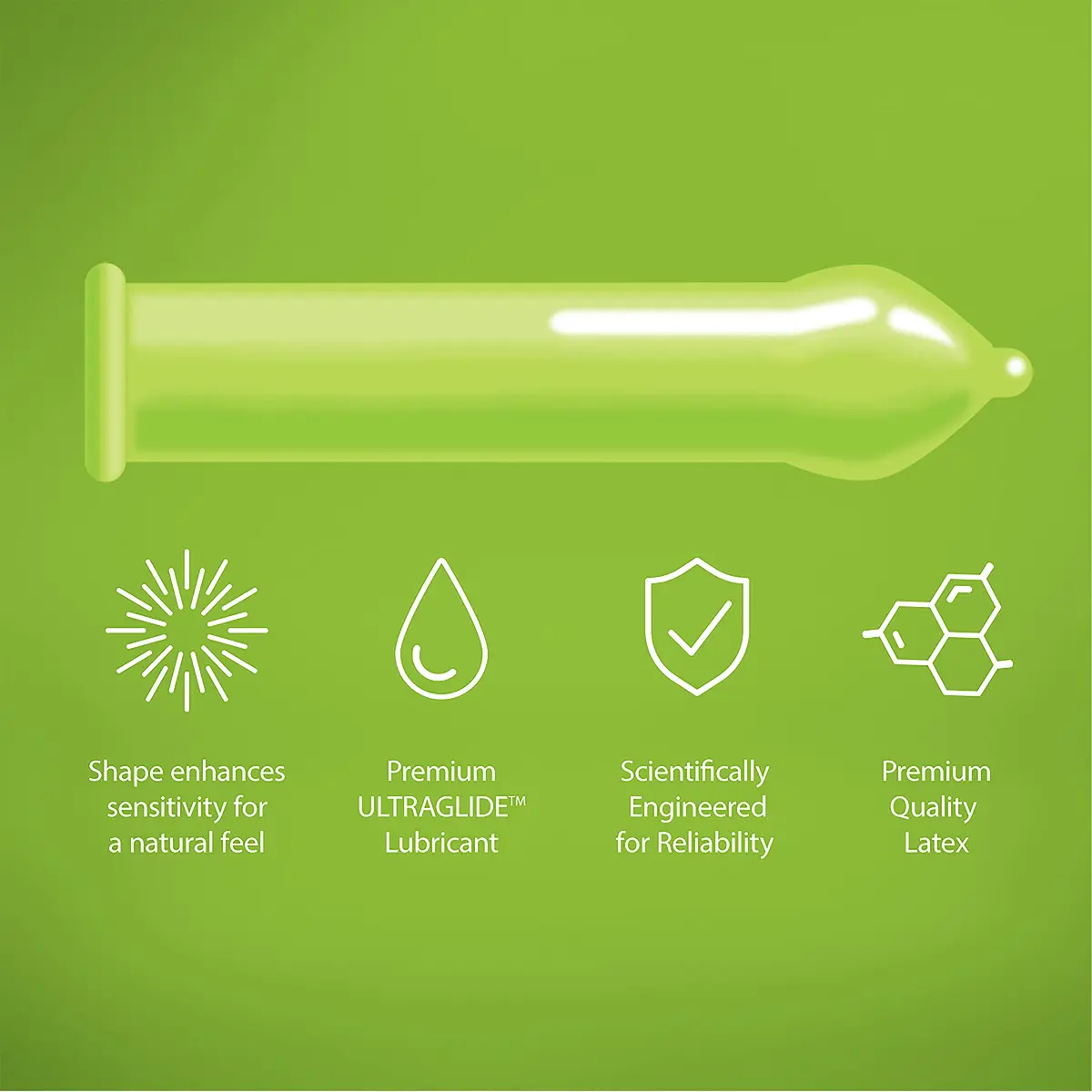 LifeStyles Ultra Sensitive Natural Feeling Lubricated Latex Condoms, 12 Count (Pack of 2) | Ultra Thin & Sensitive for Maximum Pleasure - view 3