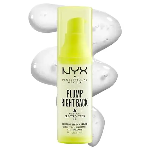 NYX PROFESSIONAL MAKEUP Plump Right Back Serum & Primer 9.6ml | Hydrating, Vegan, Cruelty-Free - main product image
