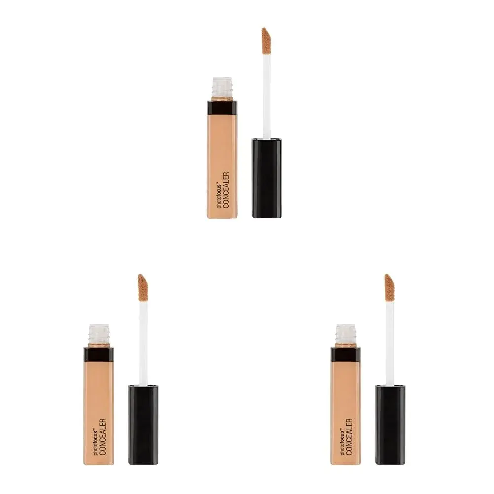 wet n wild Photo Focus Concealer Medium Tawny Pack of 3 | Lightweight Full Coverage for Blemishes & Dark Circles - main product image
