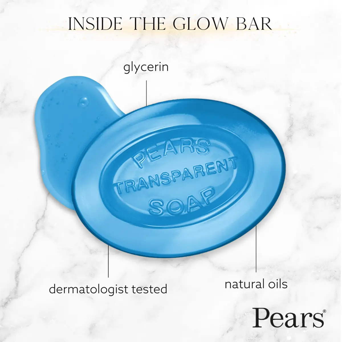 Pears Germ Shield with Mint Extract Soap (Set of 3 Soaps) 125 Gx3 | Unisex Skin Cleanser for Body - view 3