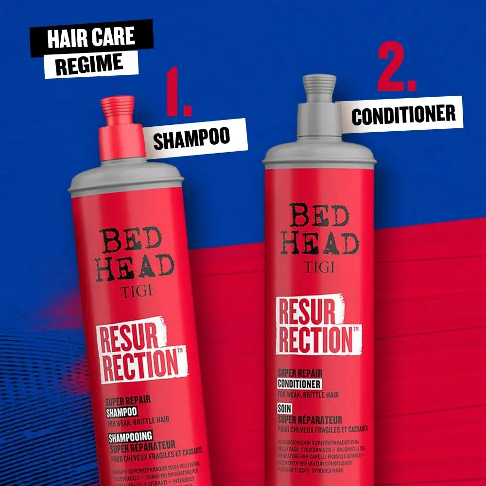 TIGI Bed Head Resurrection Repair Shampoo for Damaged Hair 1.7 L (27.06 fl oz) | Professional Repair Formula - view 6