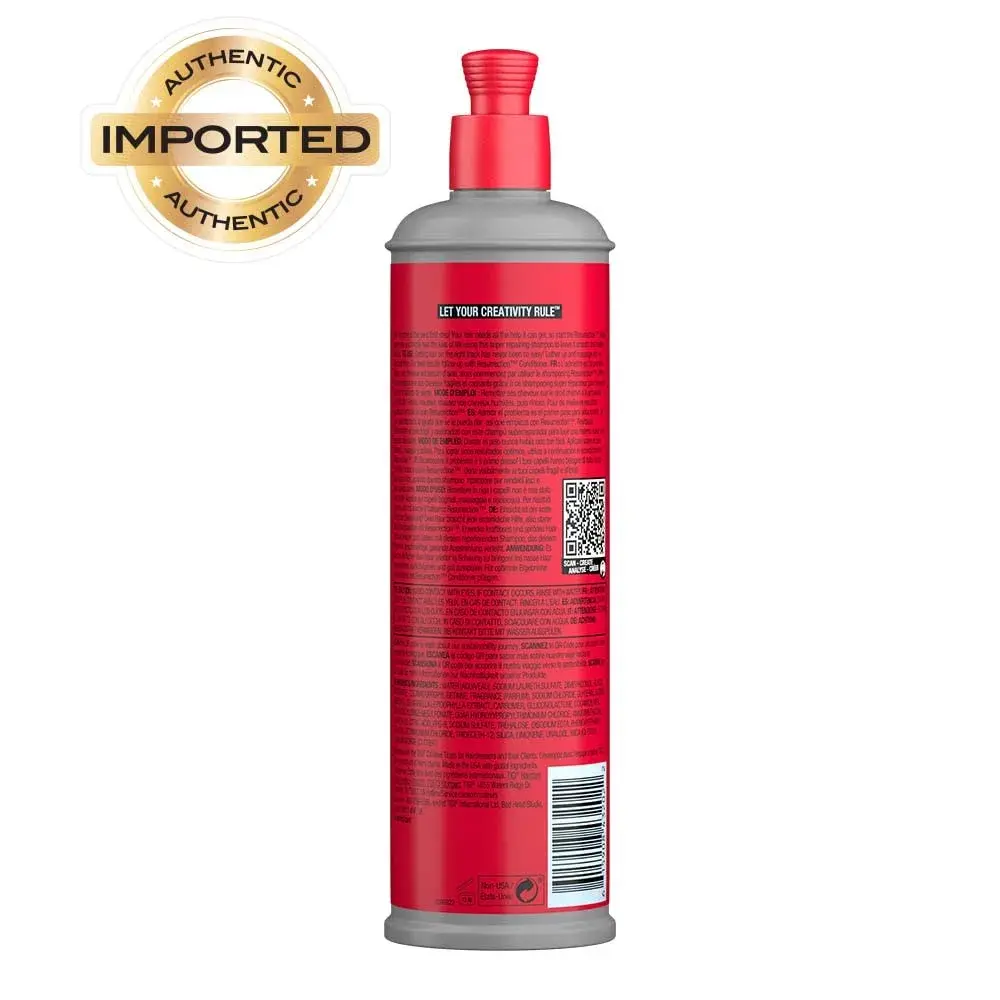 TIGI Bed Head Resurrection Repair Shampoo for Damaged Hair 1.7 L (27.06 fl oz) | Professional Repair Formula - view 3