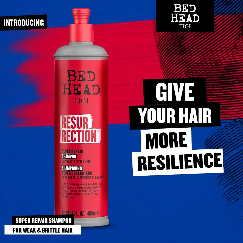 TIGI Bed Head Resurrection Repair Shampoo for Damaged Hair 1.7 L (27.06 fl oz) | Professional Repair Formula - view 4