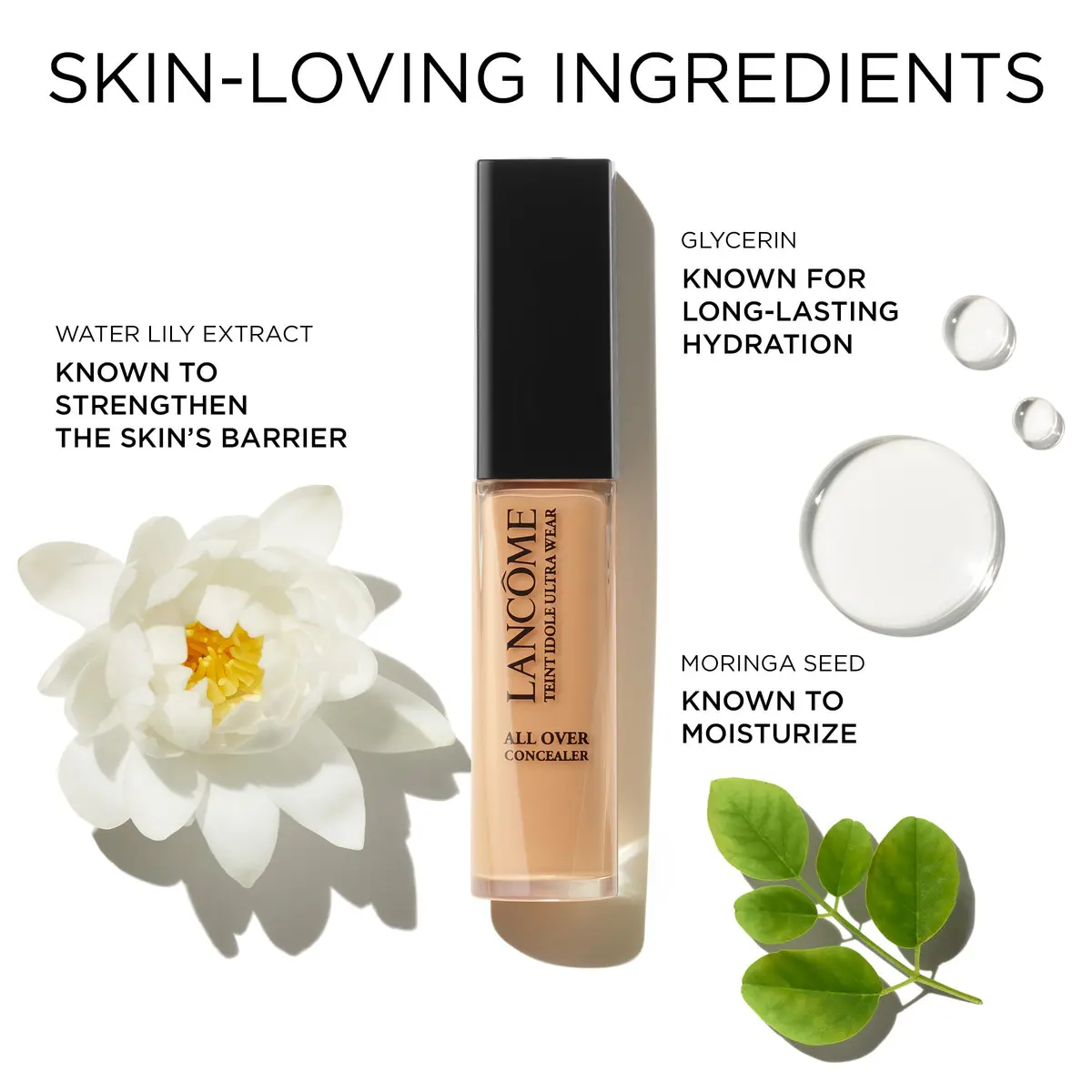 Lancôme Teint Idole Ultra Wear All Over Concealer - 110 Ivoire Cool | Hydrating, Full Coverage, Waterproof - view 5