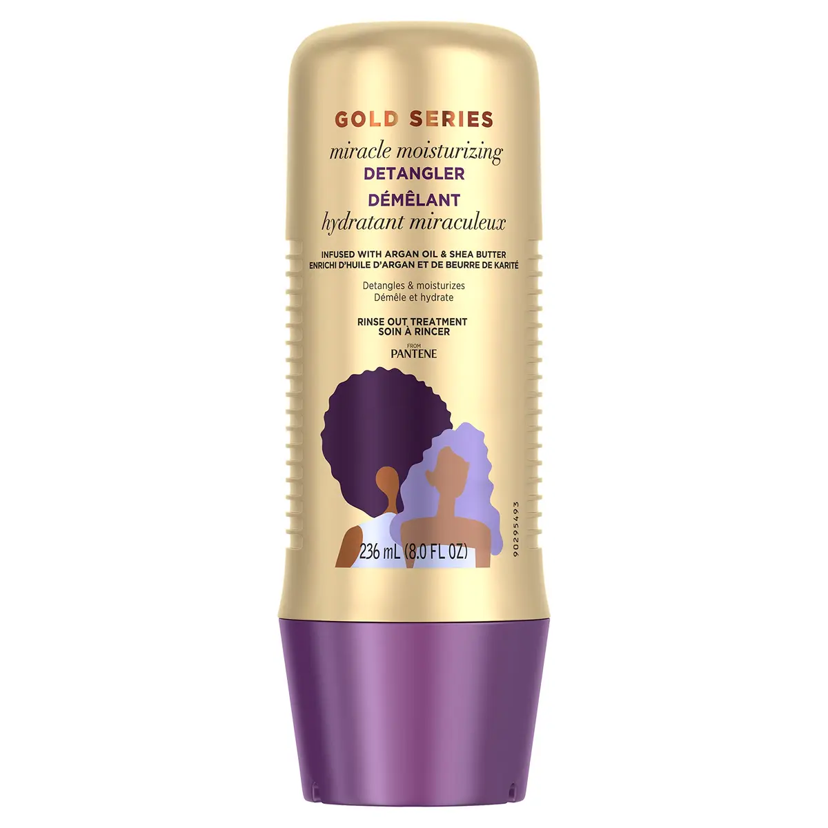 Pantene Gold Series Detangler Treatment for Curly and Coily Hair 379ml (12.8 Fl Oz) | Developed by Black Scientists - main product image