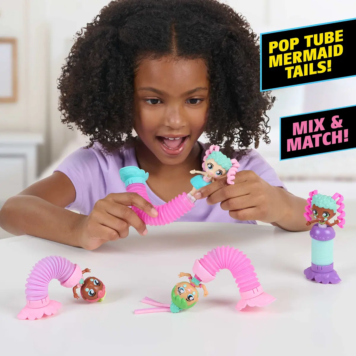 Fashion Fidgets Mermaids Fantasy Series – Fidget Doll for Girls Created by Mrs. Bench | Mermaid Fidget Doll with Pop Tube Tails, 15+ Ways to Fidget, Ages 5+ - view 3