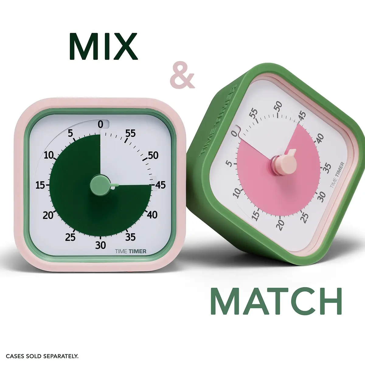 TIME TIMER Home MOD – 60-Minute Visual Timer Silent Study Tool for Kids & Adults, Fern Green - view 6