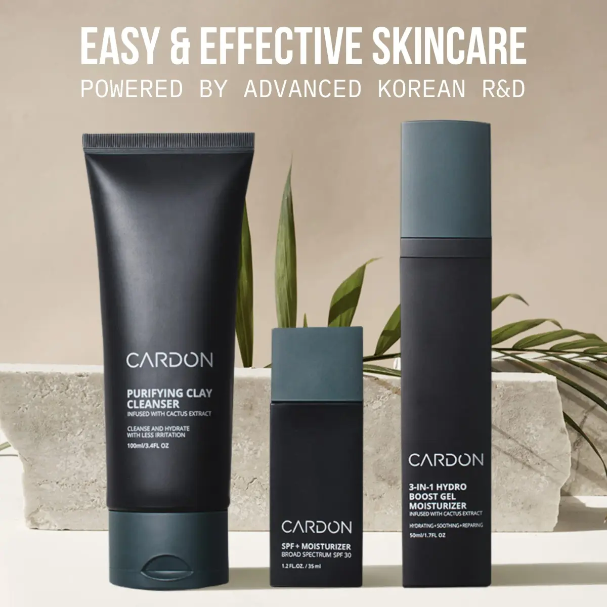 Cardon Deep Pore Cleaning Clay Face Wash 10.2 fl oz (3.4 Fl Oz Each) | Korean Premium Skincare for Oily, Acne-Prone Skin - view 6