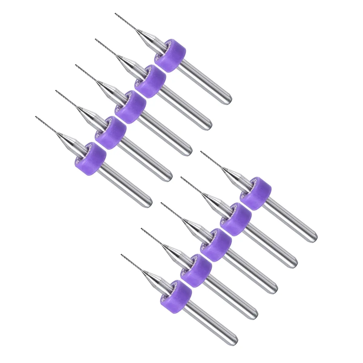 CoCud 0.4mm Micro PCB Drill Bits 1/8" Shank 38mm L | Tungsten Carbide for CNC Engraving Machines - main product image