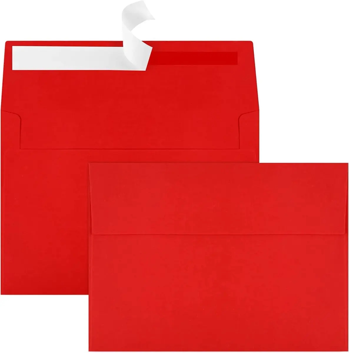 Joyberg Red A4 Envelope 10.8 x 16 cm (4.25 x 6.25 inches) | Self-Seal for Invitations & Photos - main product image