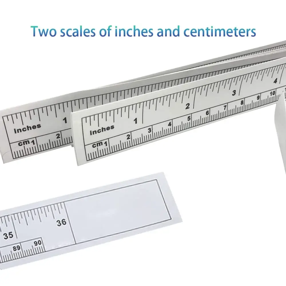 KFZDCG Self-Adhesive Measuring Tape 90cm (36 Inch) | 6-Pack Workbench Ruler with Dual Scale - view 2