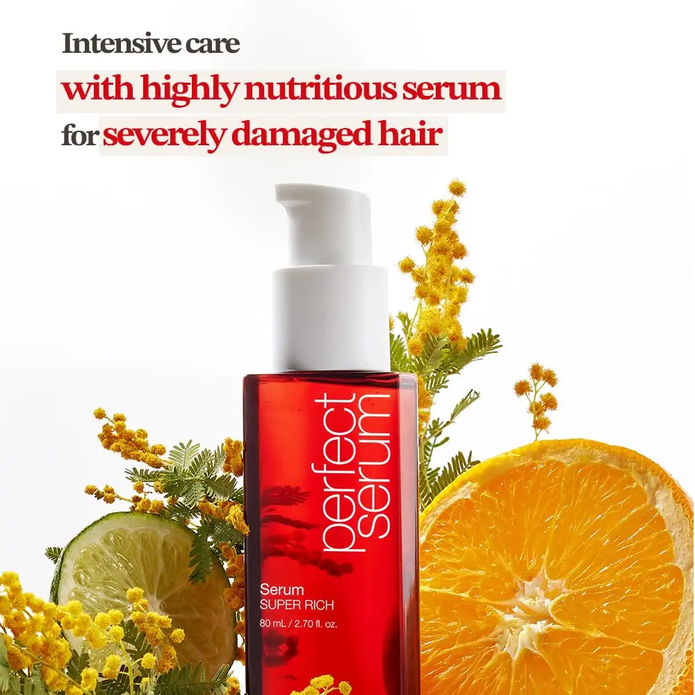 Mise En Scene Perfect Super Rich Serum 80ml | Nourishing Moroccan Argan Oil for Damaged Hair - view 2