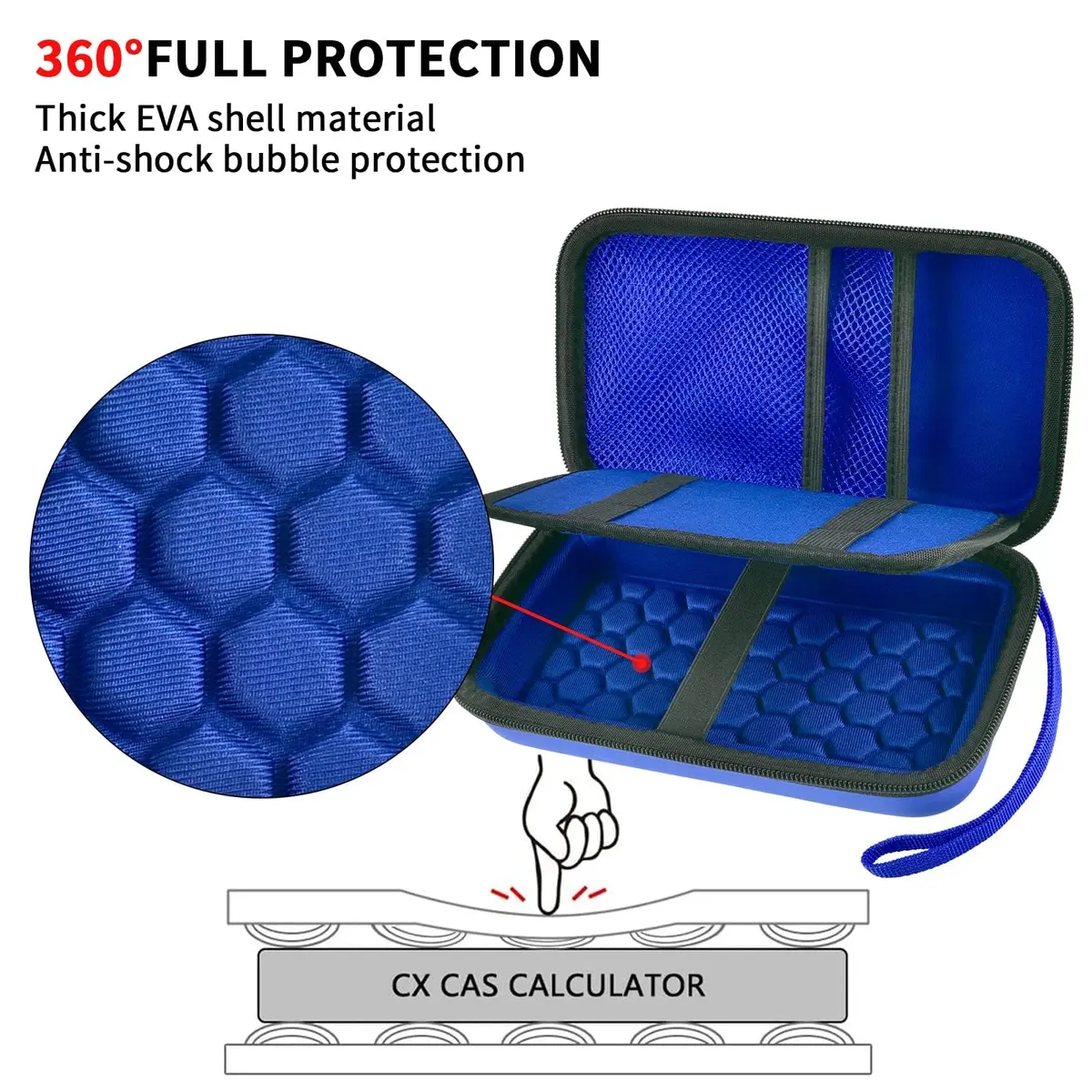 PAIYULE Hard Calculator Case for TI-84 Plus CE/Evo/TI-30XS/TI-Nspire CX II | Protective Organizer for Texas Instruments Calculators - view 3