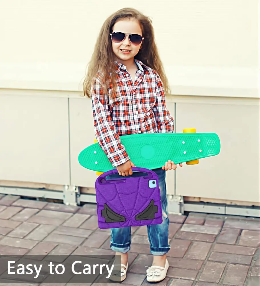 Lainergie Purple iPad (A16) 11th/10th Gen Kids Case 11 Inch | Shockproof & Lightweight - view 5