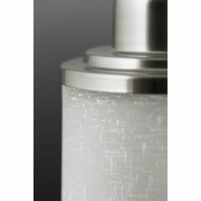 Eidonta White Linen Frosted Glass Lamp Shade Covers | 4 Pack, 5.9in Height, 3.9in Diameter, Fitter 1.65in, Cylinder Fixture, Globe Replacement - view 11