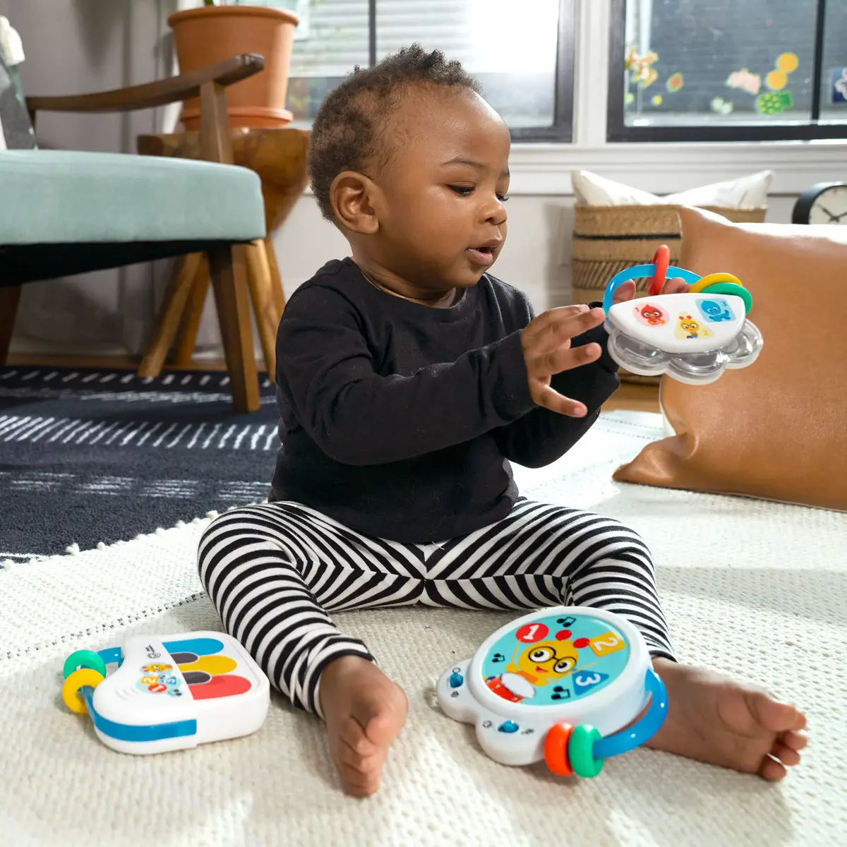 Baby Einstein Small Symphony 3-Piece Musical Toy Set, 3 Instruments | Encourages Musical Exploration & Fine Motor Skills - view 2