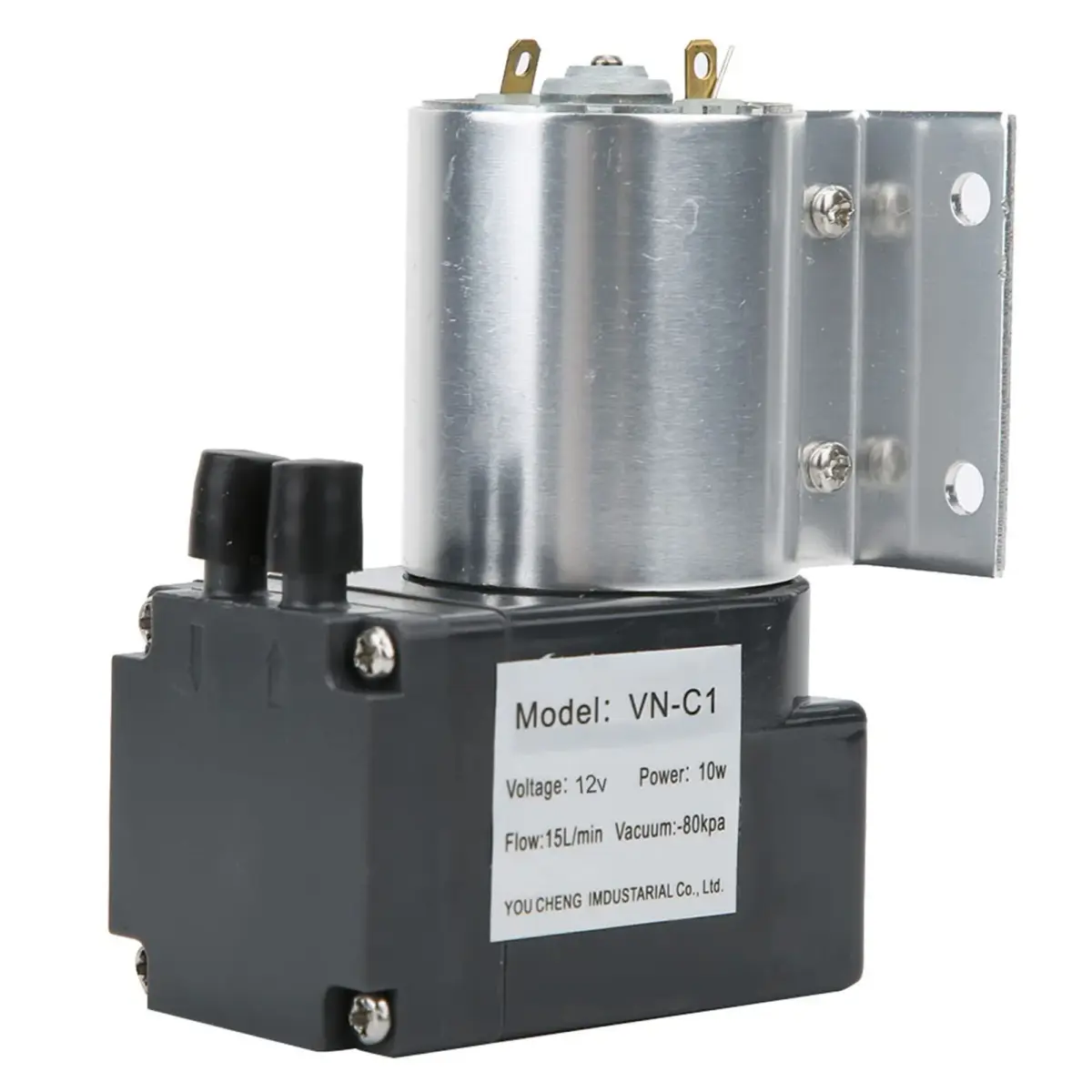 Diydeg 12V/24V Mini Vacuum Pump 15L/min | High Vacuum Diaphragm Pump for Gas Analysis - view 5