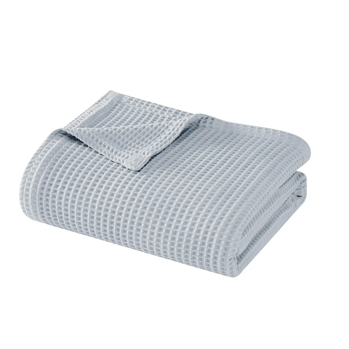 CANNON Heritage Cotton Waffle Grey Cotton Blanket Full/Queen | Breathable, Stylish, Certified - view 3
