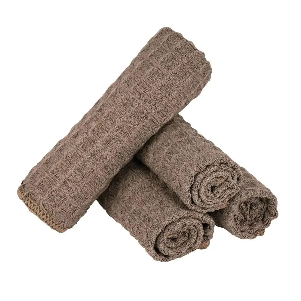 watchget Barista Cleaning Towels 30cm x 30cm (12"x12") | 4 Pack Microfiber Waffle Weave for Espresso Steam Wands & Counters - view 8