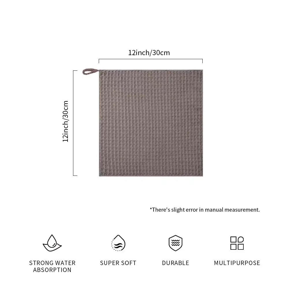watchget Barista Cleaning Towels 30cm x 30cm (12"x12") | 4 Pack Microfiber Waffle Weave for Espresso Steam Wands & Counters - view 2