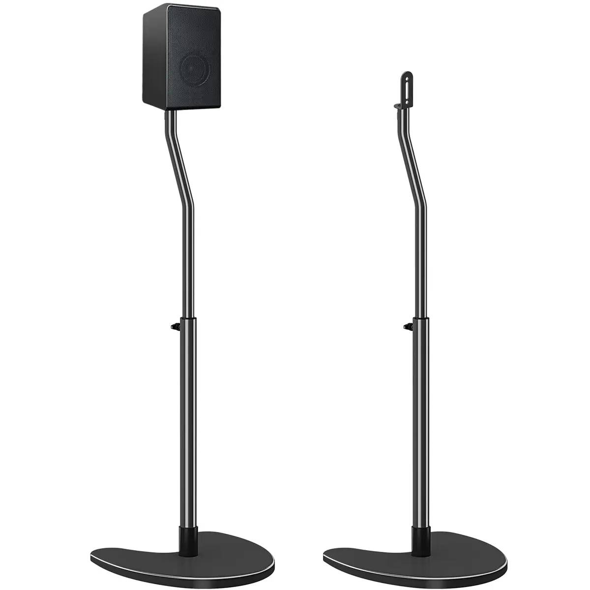 Mounting Dream Adjustable Speaker Stands Pair, 39" Max Height, 11 lbs Capacity Each | Heavy Duty Floor Stands for Home Theater - main product image
