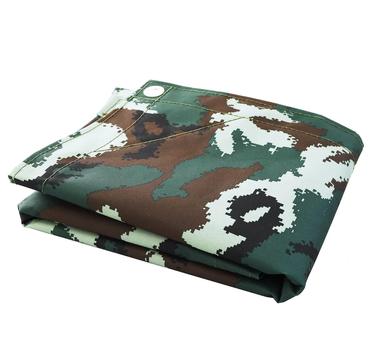 F&J Outdoors 10 OZ Heavy Duty Canvas Tarp Tarpaulin Covers, Camo, 6x8 Feet | Water-Resistant, UV Protected Outdoor Cover - view 2
