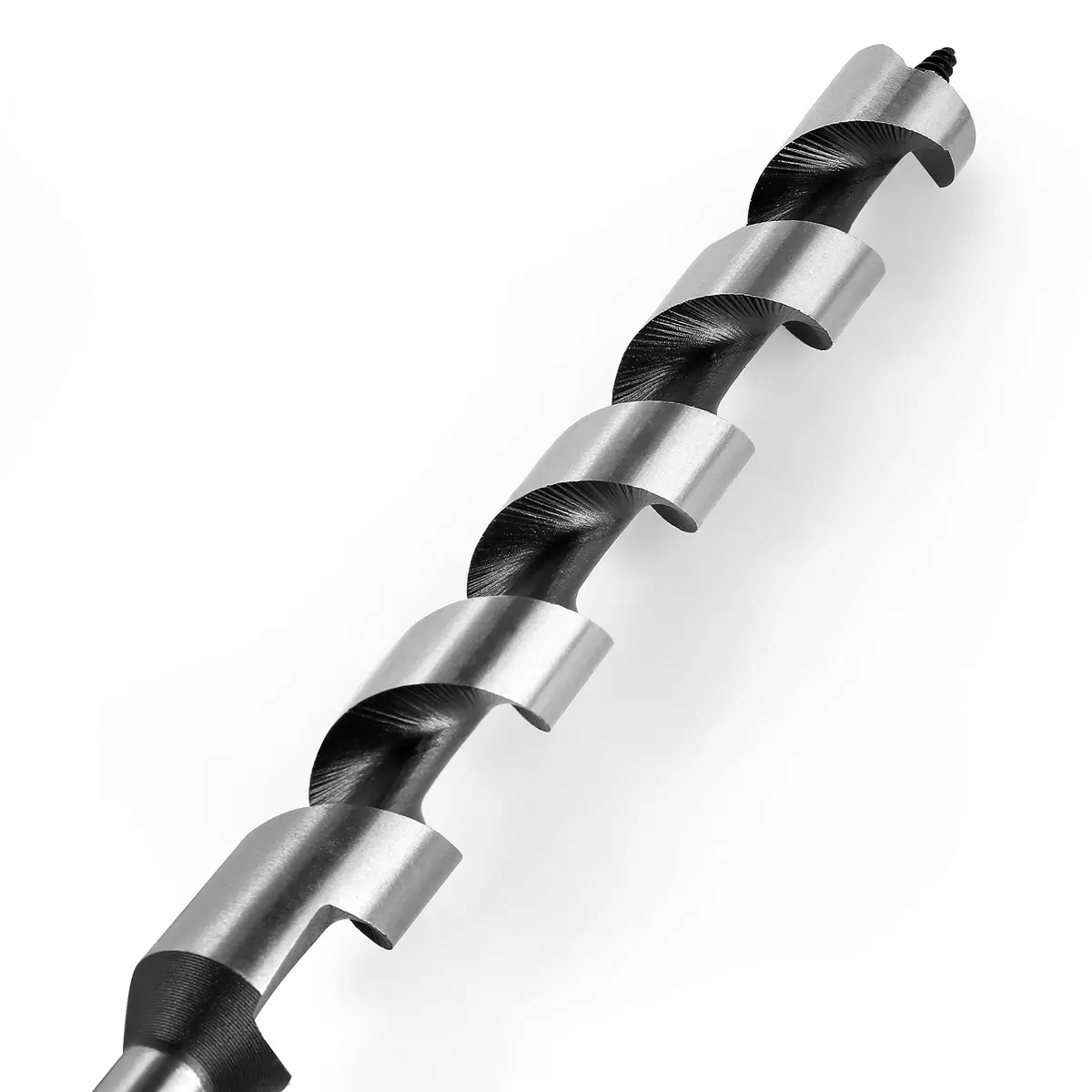 Masendelk 22mm (0.875 Inch) Wood Auger Drill Bit with 11mm Hex Shank | 300mm Long Carbon Steel for Hardwood & Softwood - view 2