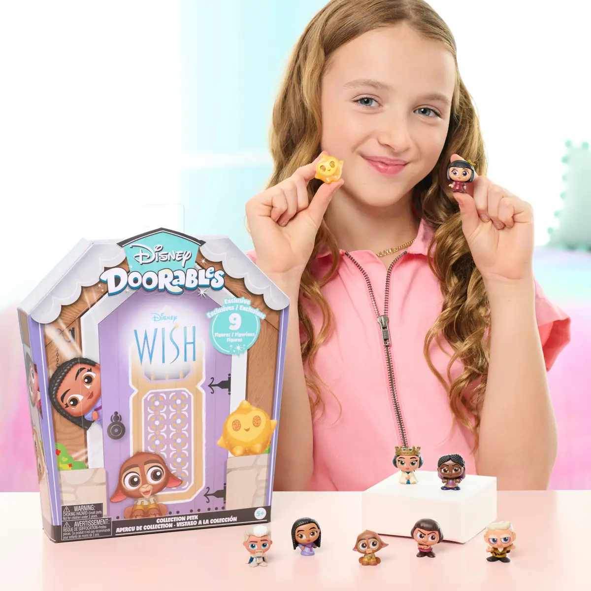 Disney Doorables Wish Collector Peek Blind Bag Figures 9-Pack | Mystery Toy for Ages 5+ - view 2
