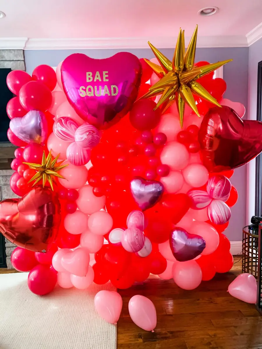 Voircoloria Hot Pink Balloons Garland Arch Kit 130pcs | Assorted Sizes 5-18 Inch - view 7