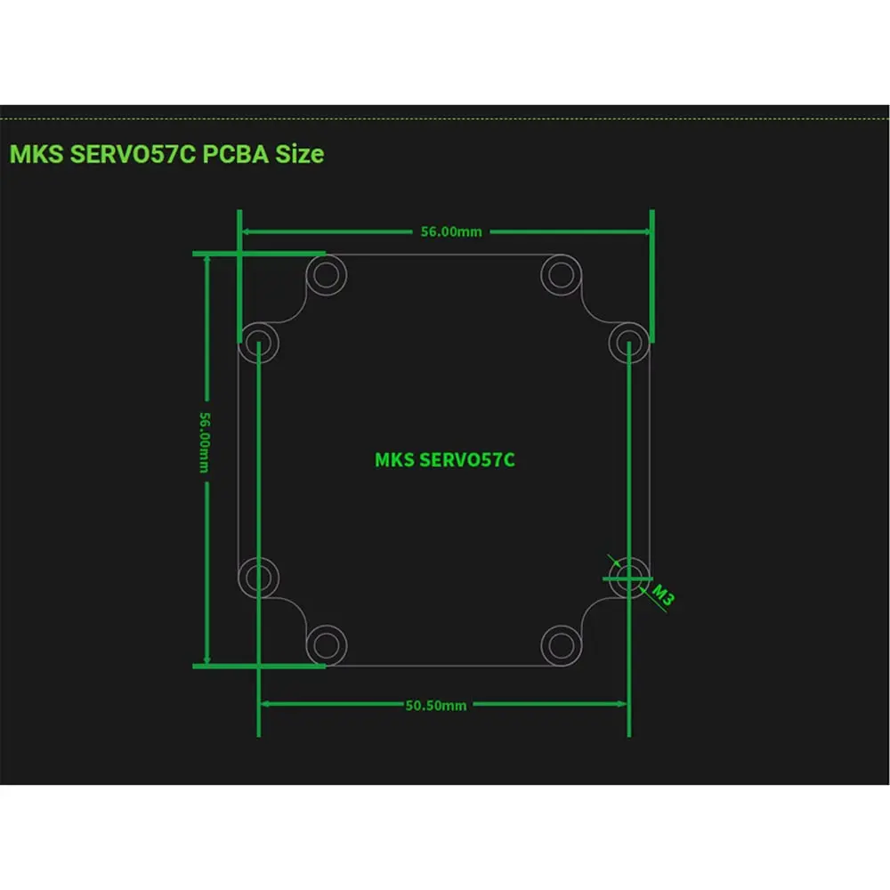 HOCENWAY MKS SERVO57C PCBA NEMA23 Closed Loop Stepper Motor Driver 60g (2.11 oz) | Prevents Lost Steps with FOC Control - view 12