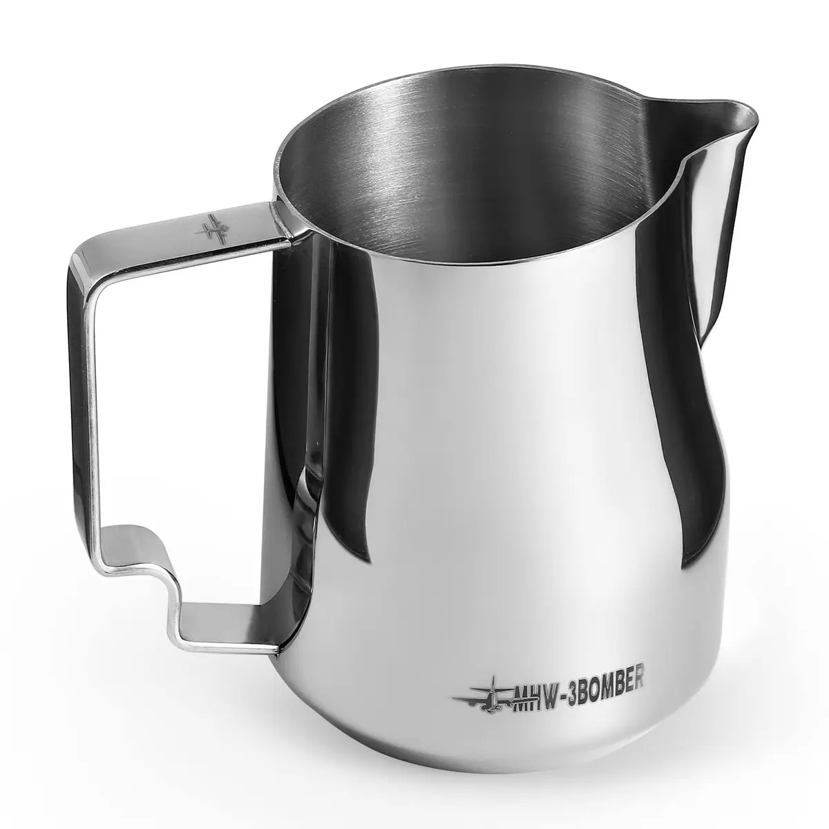 MHW-3BOMBER Milk Frothing Pitcher 450ml (15.2oz) | Stainless Steel Barista Latte Art Jug - main product image