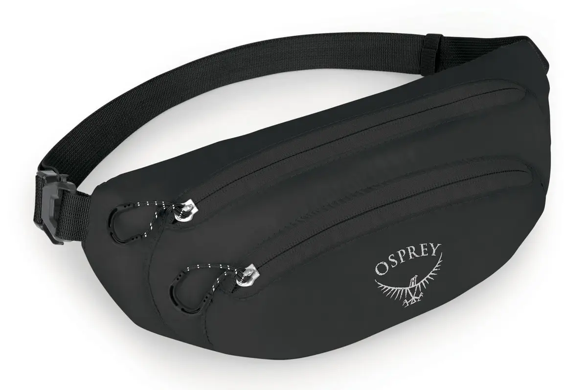 Osprey Ultralight Collapsible Waist Pack | Compact, Packable & Water-Resistant (One Size, Black) - main product image