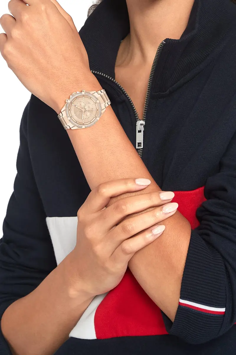 Tommy Hilfiger Women's Stainless Steel Watch 40mm Carnation | Classic & Polished - view 2