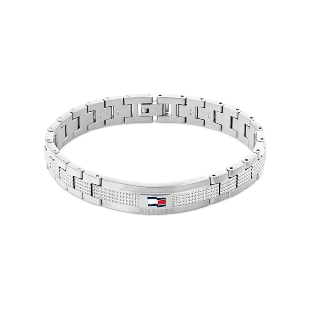 Tommy Hilfiger Men's Jewelry Stainless Steel Link Bracelet Silver | Bold, Durable & Stylish - main product image