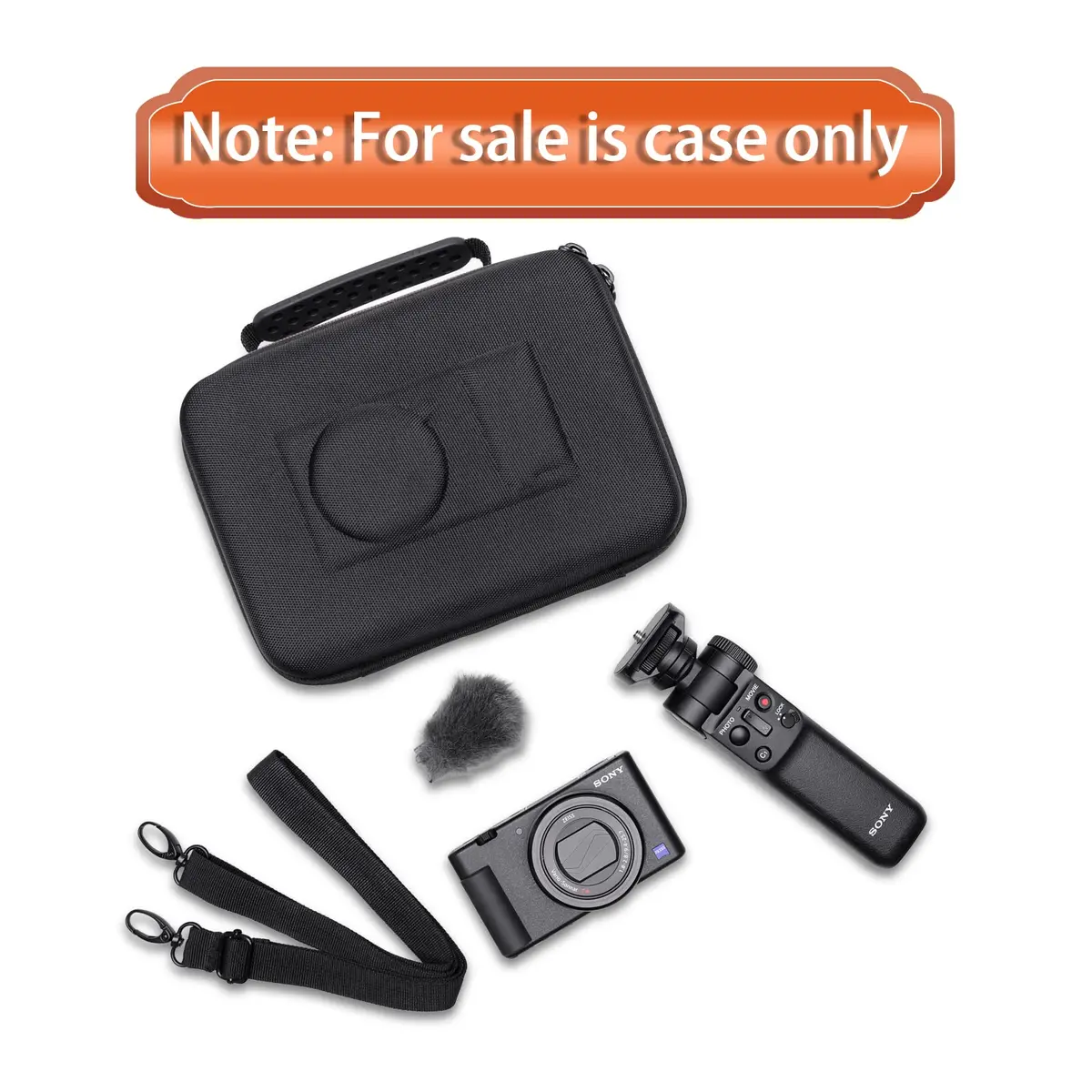 LTGEM Camera Case Compatible with Sony ZV-1F / ZV-1 / ZV-1 II | Shockproof & Water-Resistant - view 9
