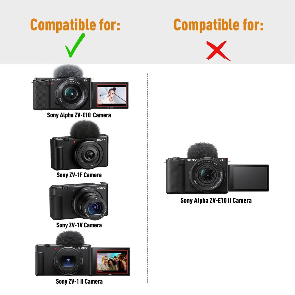 LTGEM Camera Case for Sony Alpha ZV-E10 / ZV-1F / ZV-1 / ZV-1 II Vlog Camera, 20.3cm x 15.2cm x 10.4cm (8" x 6" x 4.1") | Shockproof EVA Travel Bag with Strap - view 2