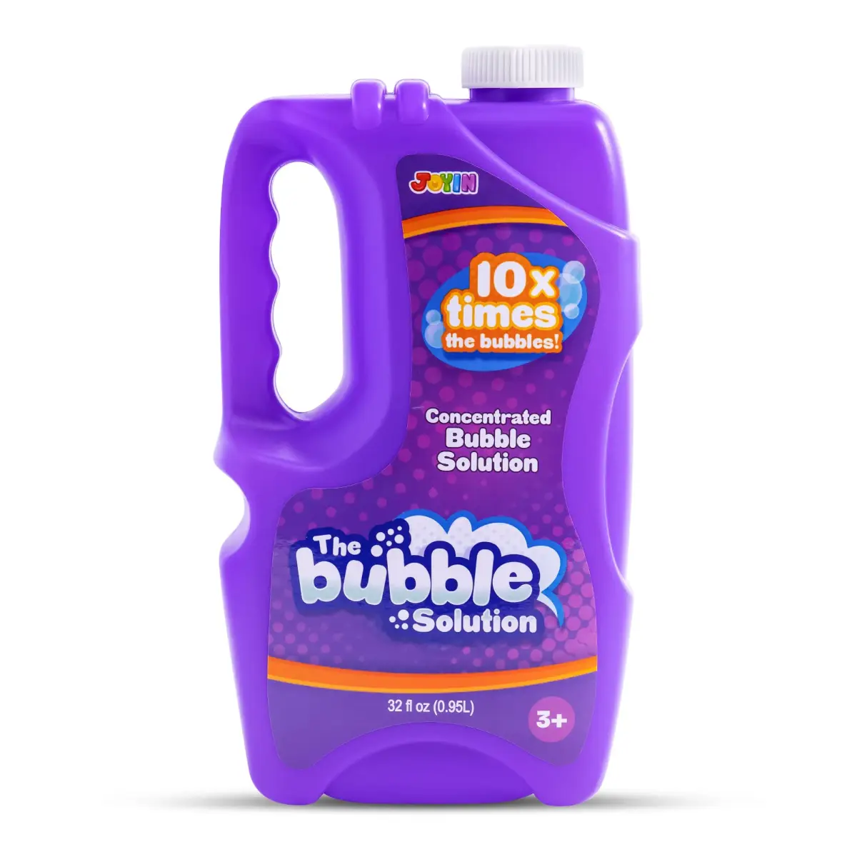 JOYIN Concentrated Bubble Solution 32 oz (946ml) | Makes up to 2.5 Gallons, Non-Toxic, Child Safe - main product image