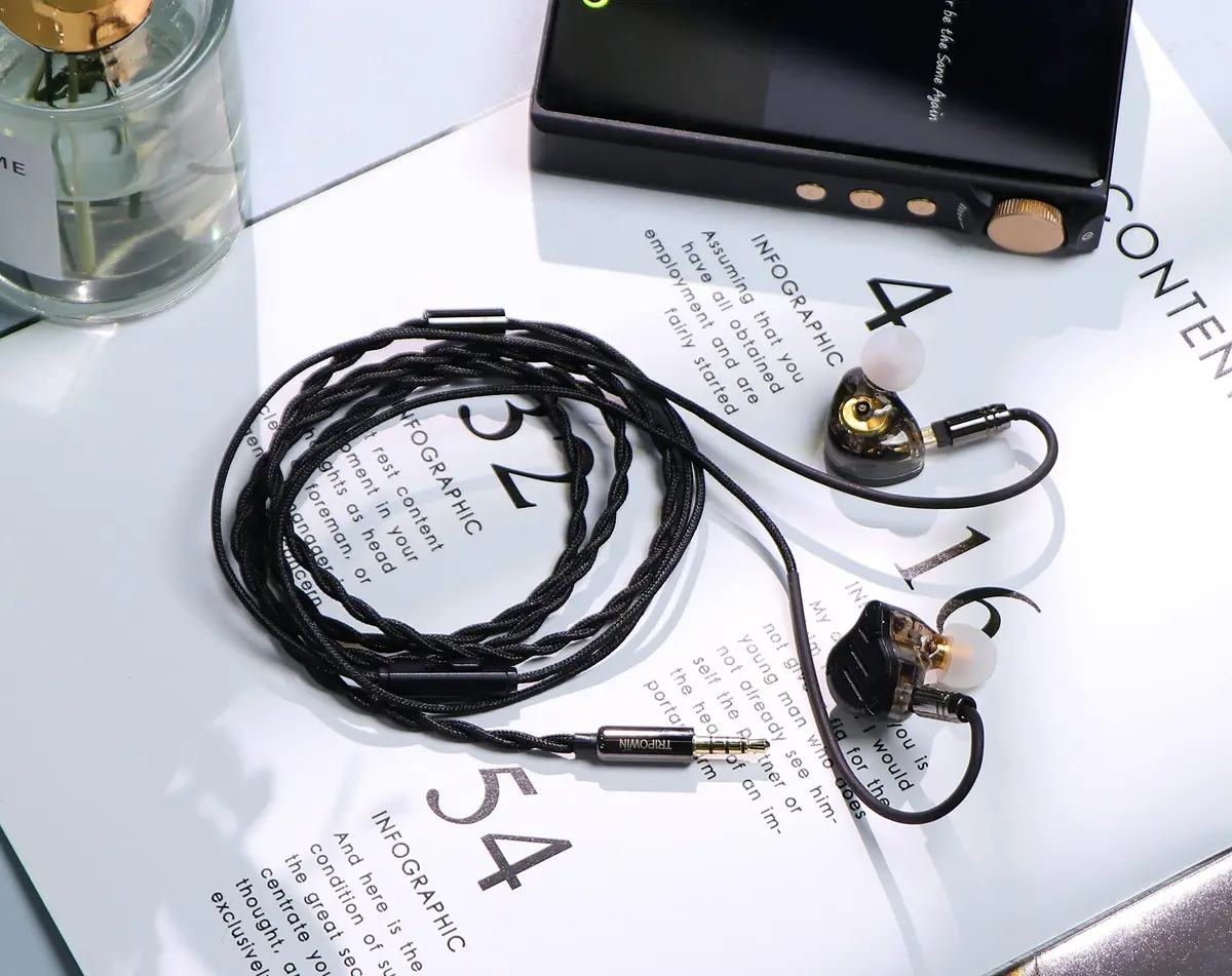 Linsoul Tripowin Zombur 4N OFC in Ear Monitor Cable 1.25m (4ft) | High Purity Oxygen Free Copper - view 5
