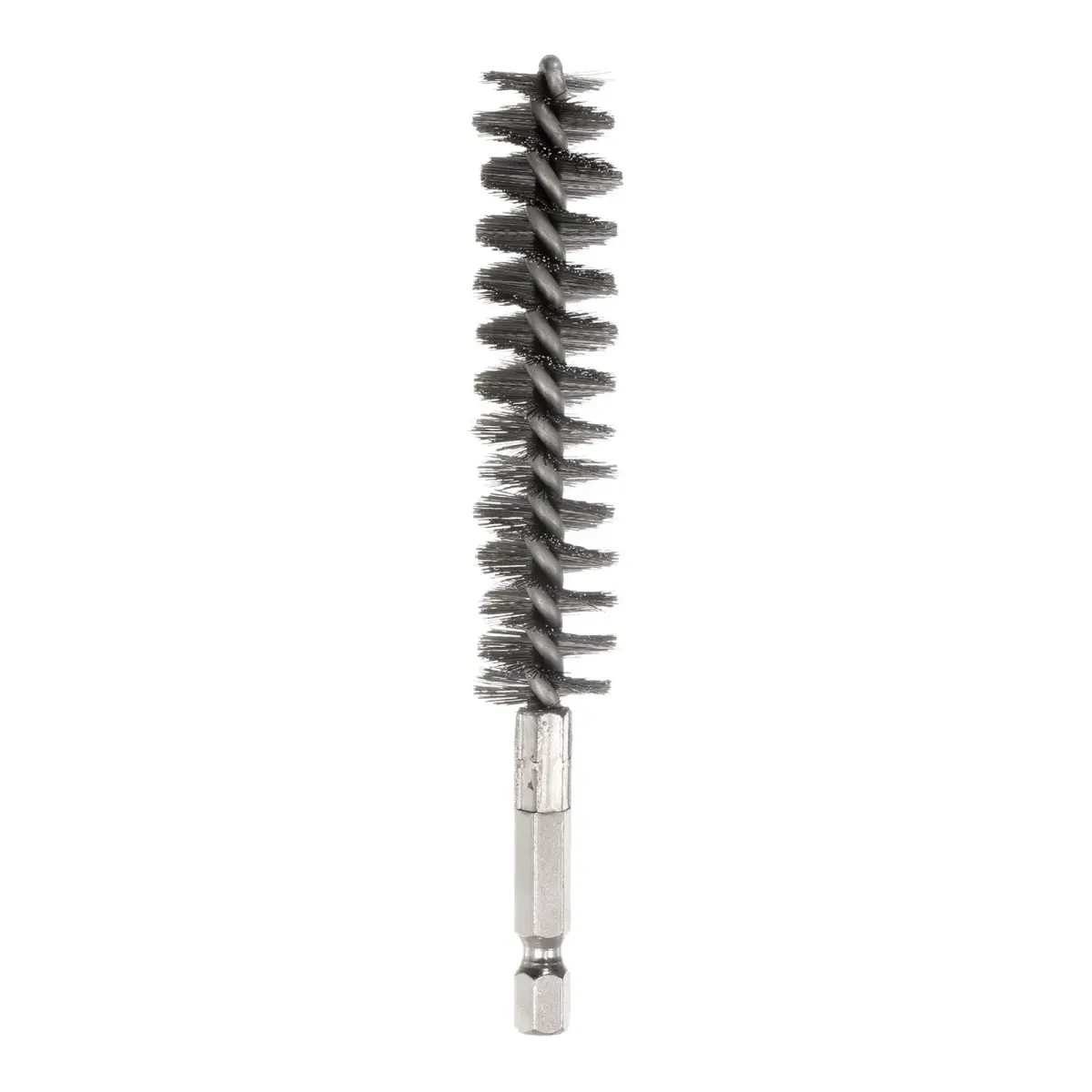 HARFINGTON Stainless Steel Bore Brush 17mm (0.67 Inch) Hex Shank | Rust & Dirt Removal Tool - main product image