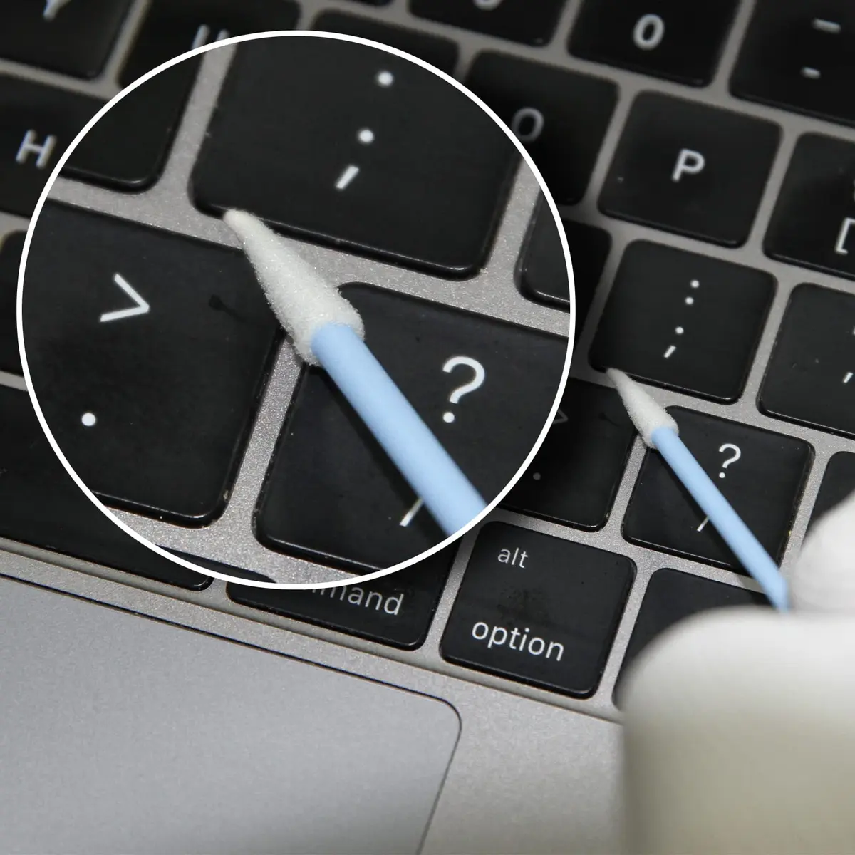 AAwipes Double-Tipped Foam Cleaning Swabs 100pcs Blue | Micro-precision, Dual Spiral Heads for PCB & Electronics - view 6
