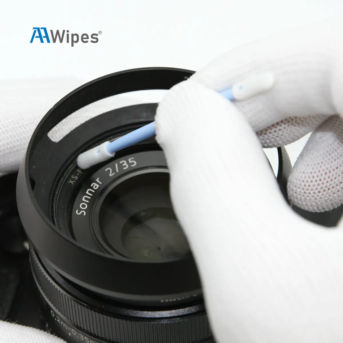 AAwipes 3" Foam Cleaning Swabs Double Ended with Round Heads 100pcs | Micro-precision, Absorptive, Solvent-Resistant - view 4