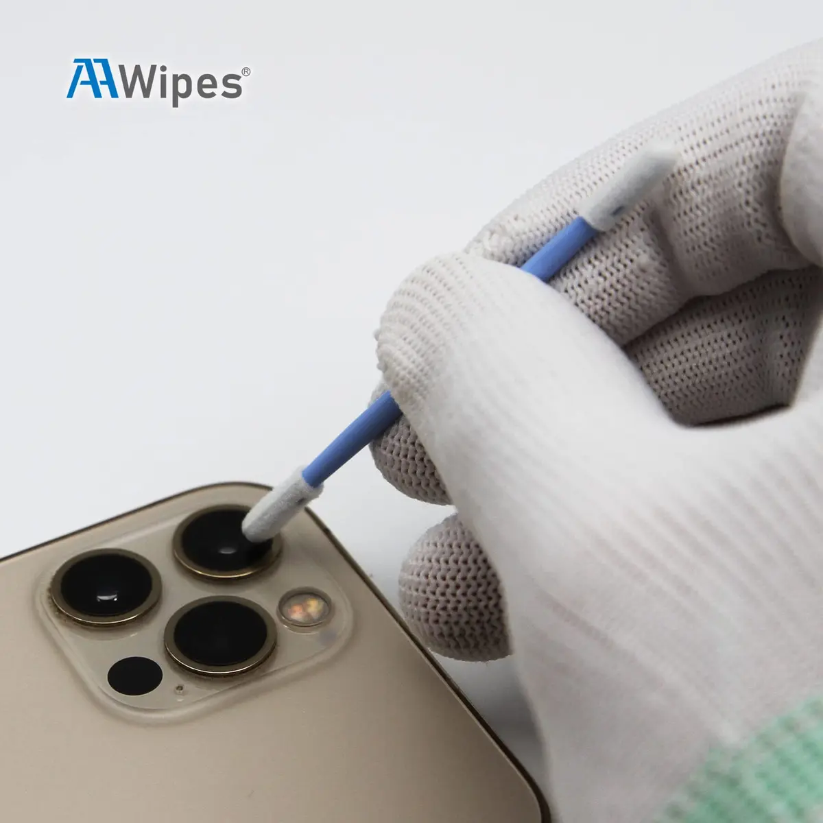 AAwipes 3" Foam Cleaning Swabs Double Ended with Round Heads 100pcs | Micro-precision, Absorptive, Solvent-Resistant - view 7