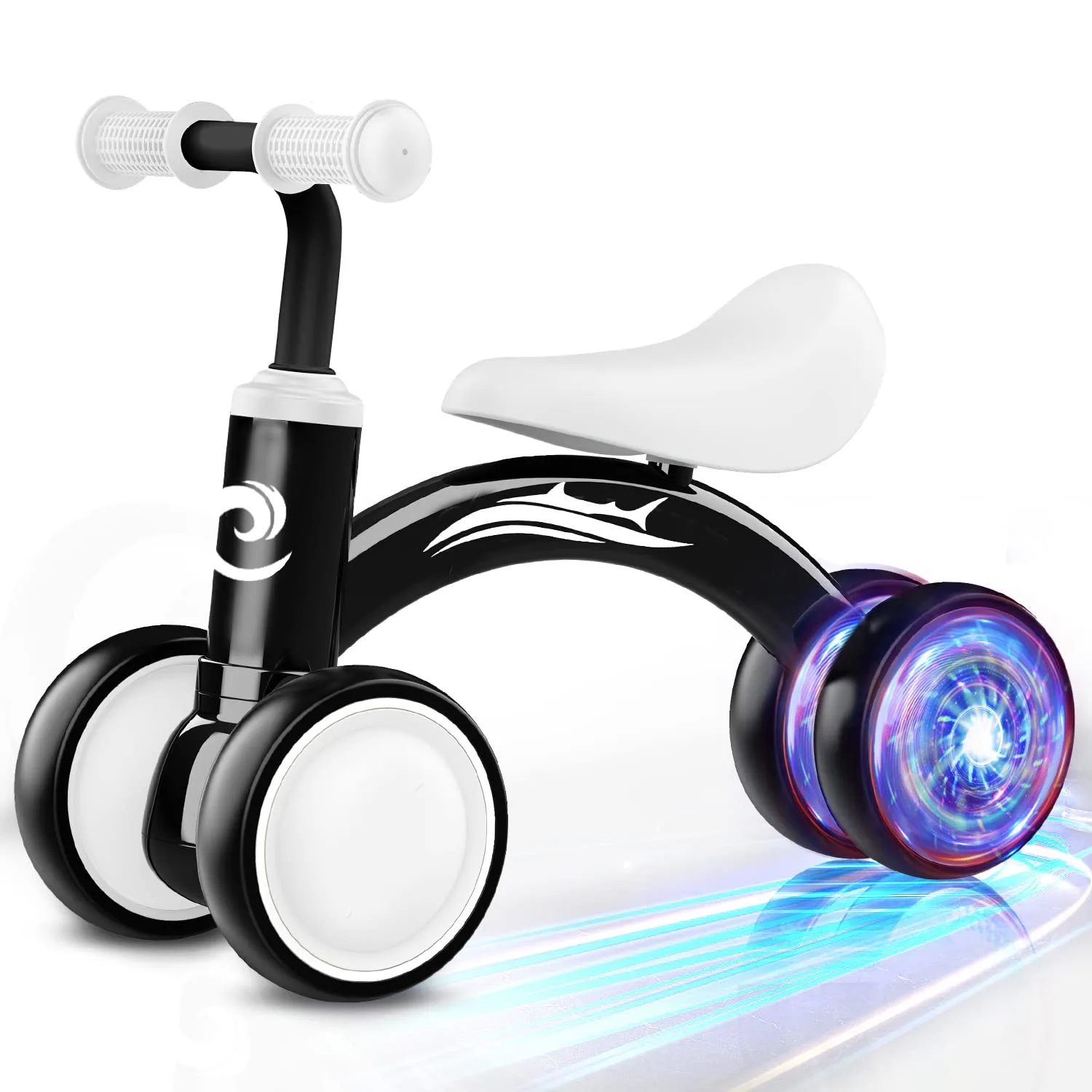 Gamfeiny Colorful Lighting Baby Balance Bike | Non-Toxic Ride-On Toy for 10-36 Month Toddlers - main product image