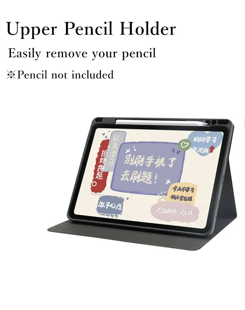 kaitesi Floral Case for iPad A16 2025 (11th Gen,11")/ 2022 iPad 10th Gen 10.9 inch | Slim Leather Smart Cover with Pencil Holder - view 4