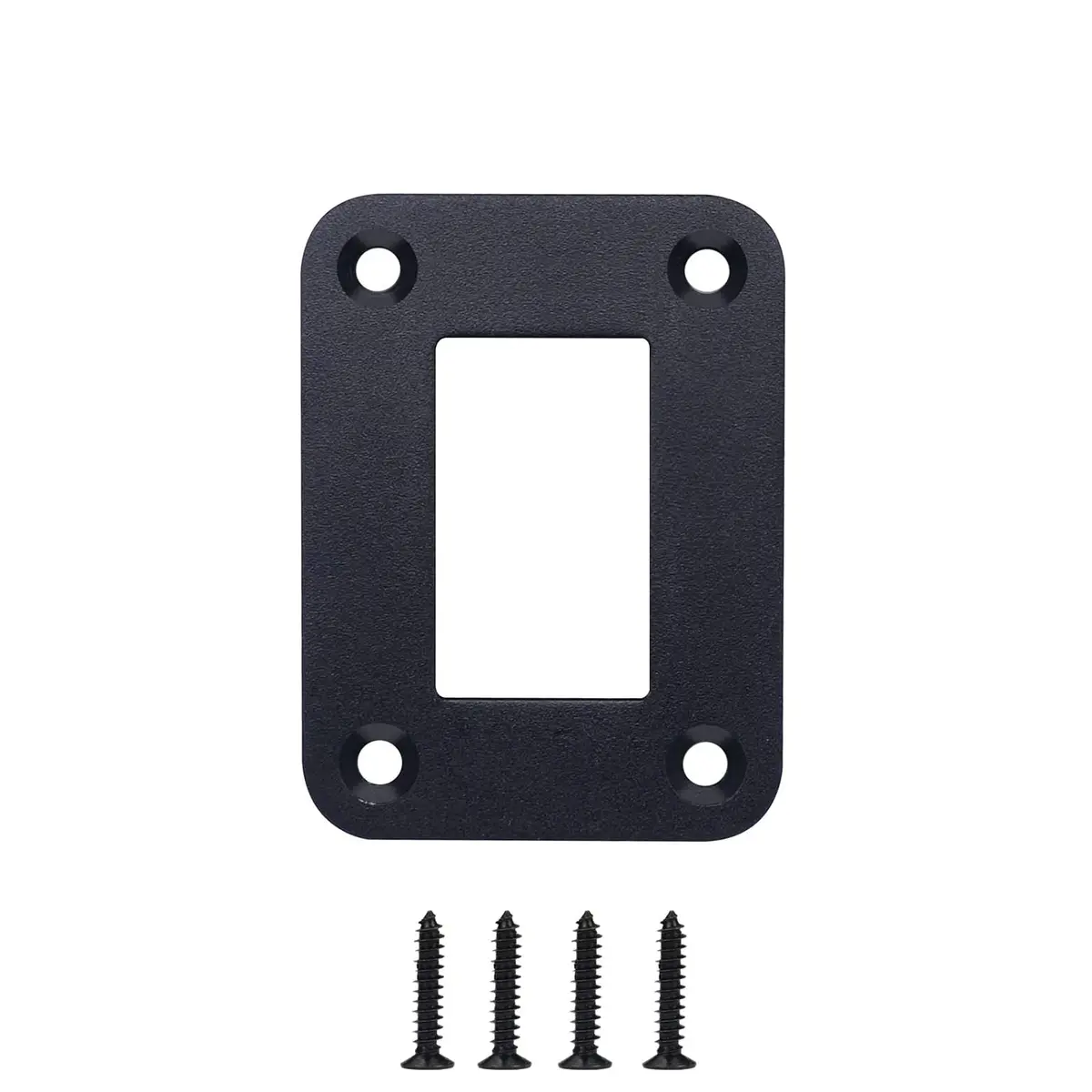 MIIGII 1 Gang Rocker Toggle Switch Panel Aluminum Waterproof Car Boat RV - main product image