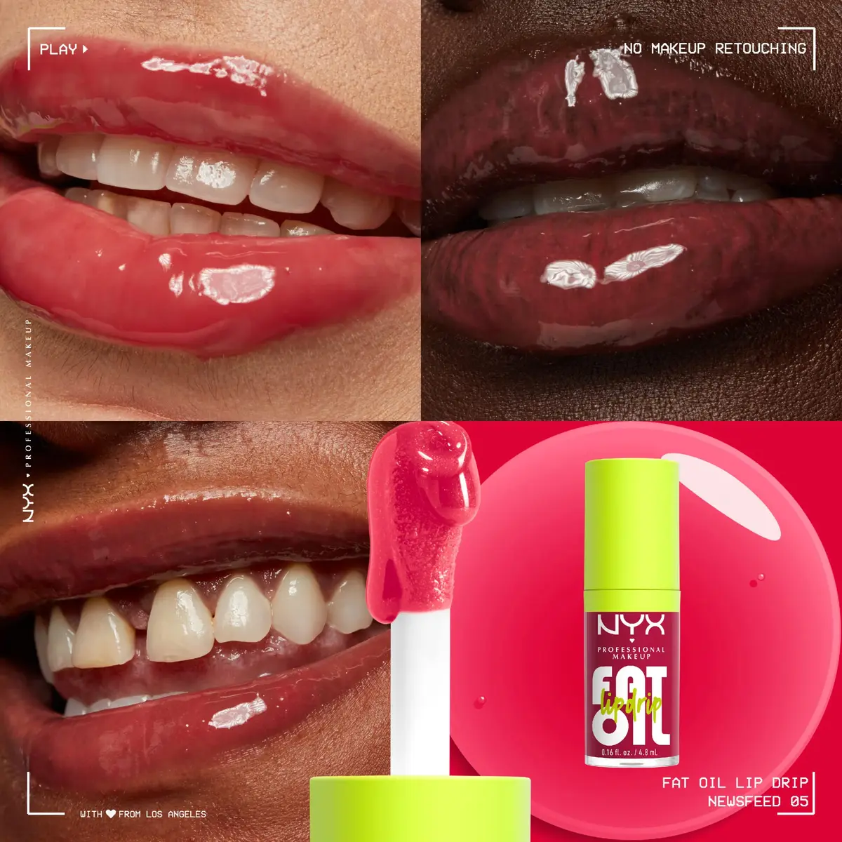 NYX PROFESSIONAL MAKEUP Fat Oil Lip Drip Lip Gloss 4.7ml (0.16 Fl Oz) | Vegan Tinted Formula with Squalane - view 2
