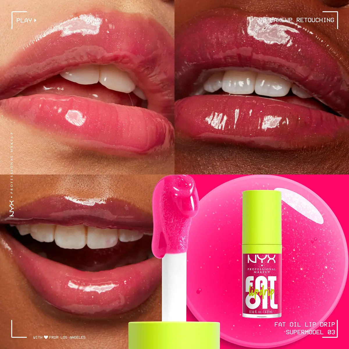 NYX PROFESSIONAL MAKEUP Fat Oil Lip Drip Moisturizing Lip Oil Gloss 4.7ml (0.16 Fl Oz) | Vegan Tinted Formula with Squalane - view 3