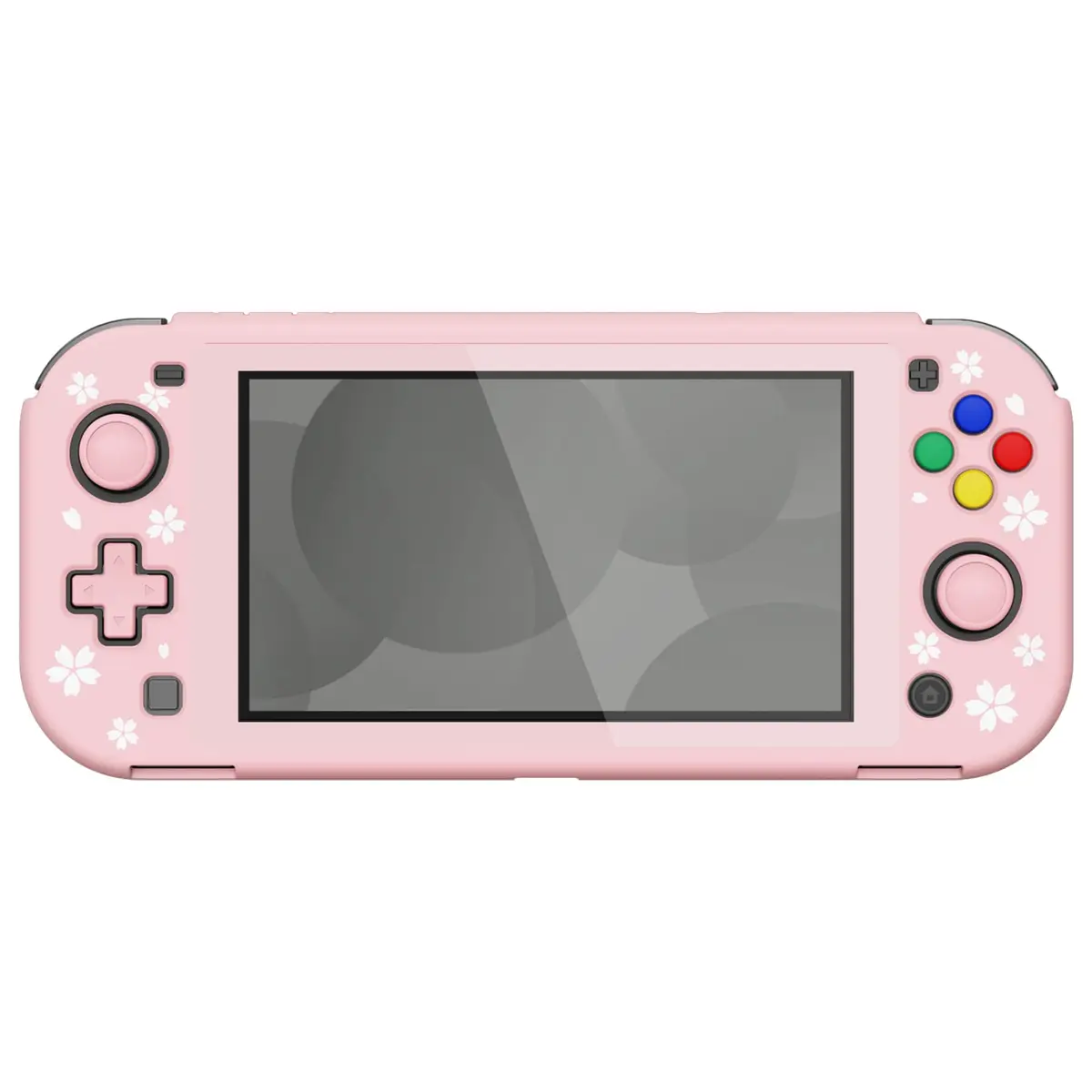 PlayVital ZealProtect Protective Case for Nintendo Switch Lite Cherry Blossoms Petals | Shock-Absorbent & Ergonomic Grip (110c) - view 5
