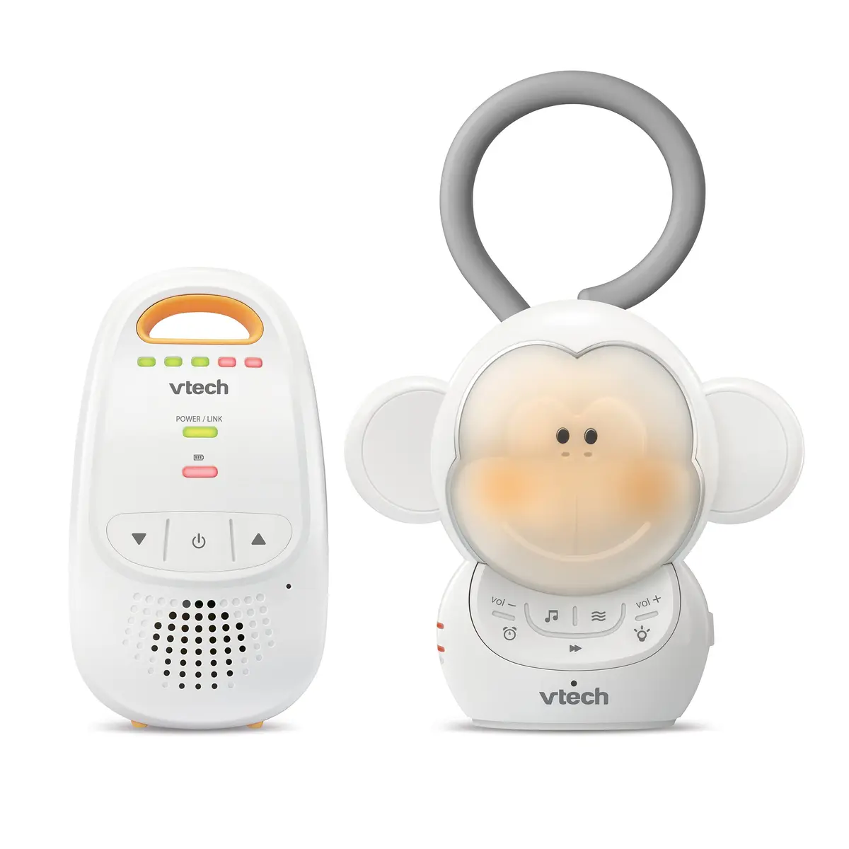 VTech DM1411 Audio Baby Monitor & Portable Soother with Night Light, 1000ft Range, 2-Way Talk, 2-Pack - main product image