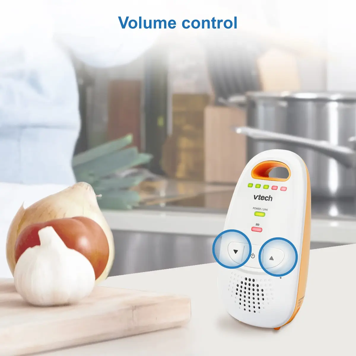 VTech DM1411 Audio Baby Monitor & Portable Soother with Night Light, 1000ft Range, 2-Way Talk, 2-Pack - view 9